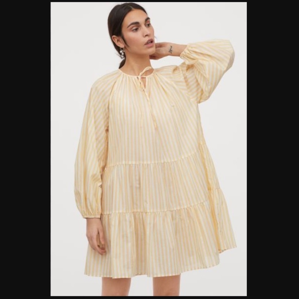 H&M puff sleeve dress ☀️(NWT)